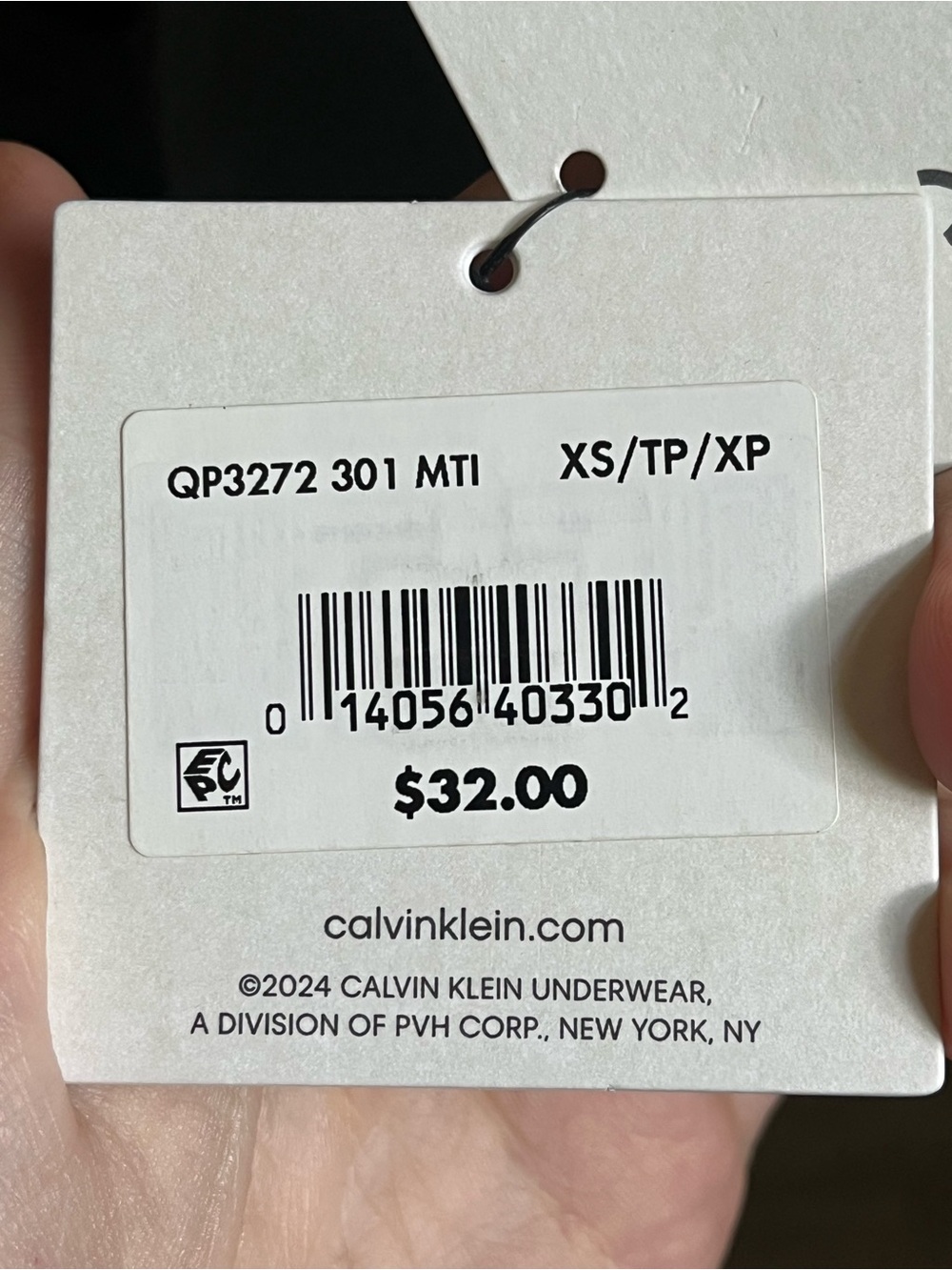 Calvin Klein Women's Olive Green Triangle Bralette - Picture 4 of 5